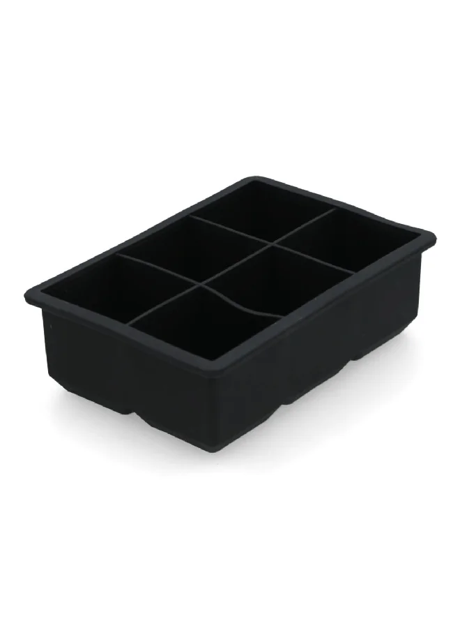 Felli Elegant and Modern Design Rectangular Ice Cube Tray Black 16.2 x 5 cm Y1K160026